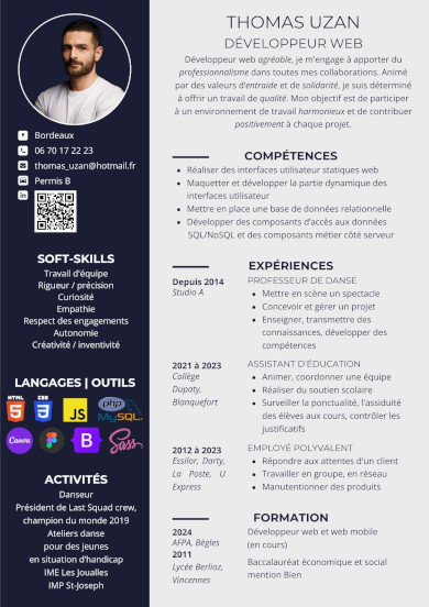 cv de Thomas